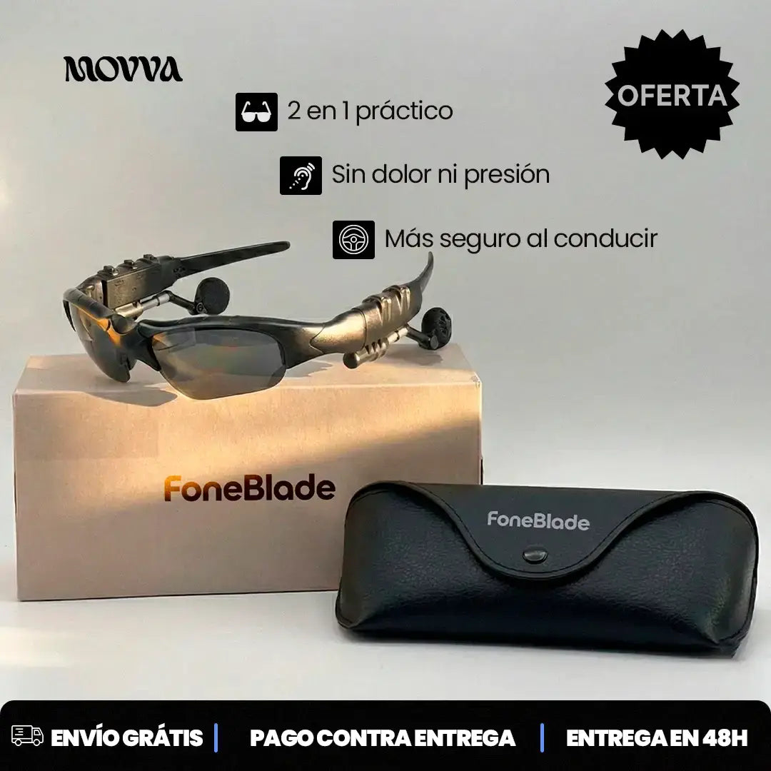 FoneBlade® Gafas de sol Bluetooth
